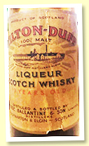 Milton-Duff 13 yo (85 proof?, OB for Italy, 1960s) Milton-Duff 13 yo (85 proof?, OB for Italy, 1960s)