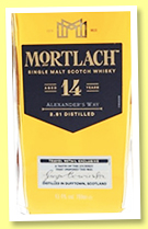 Mortlach 14 yo 'Alexander's Way' (43.4%, OB, +/-2020) 