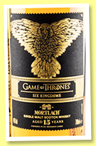 Mortlach 15 yo 'Game of Thrones' (46%, OB, +/-2019) 