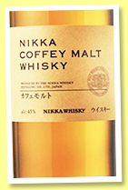 Nikka 'Coffey Malt' (45%, OB, Japan, +/-2021) 