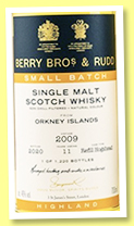 Orkney Islands 11 yo 2009/2020 (46%, Berry Bros. & Rudd, Small Batch) Orkney Islands 11 yo 2009/2020 (46%, Berry Bros. & Rudd, Small Batch)