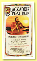 Peat Reek (46%, Blackadder, hogshead, cask # PR 2016-3, 348 bottles, 216)