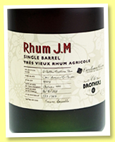 Rhum J.M 21 yo 1999/2020 (43.15%, OB, for Excellence Rhum and Old Brothers, Martinique, 369 bottles) Rhum J.M 21 yo 1999/2020 (43.15%, OB, for Excellence Rhum and Old Brothers, Martinique, 369 bottles)