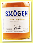 Smögen 6 yo 2014/2021 (58.5%, OB, Exclusive to Germany, Sweden, PX hogsheads, cask #41+42, 852 bottles)