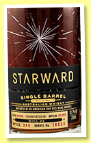 Starward 4 yo 2016/2021 (55.7%, OB for Whic, Australia, red wine barrel, cask #10323, 240 bottle) Starward 4 yo 2016/2021 (55.7%, OB for Whic, Australia, red wine barrel, cask #10323, 240 bottle)