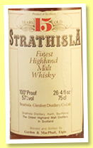 Strathisla 15 yo (57%, Gordon & MacPhail, distillery label, 75cl, +/-1988)