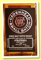 Strathmill 27 yo 1991/2019 (51.2%, Cadenhead, Small Batch, 678 bottles) Strathmill 27 yo 1991/2019 (51.2%, Cadenhead, Small Batch, 678 bottles)