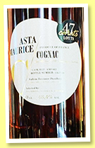 Vallein Tercinier 47 carats 'Lot 73' (48.4%, Asta Maurice, Petite Champagne, cask #AMF003, 150 bottles, 2021) Vallein Tercinier 47 carats 'Lot 73' (48.4%, Asta Maurice, Petite Champagne, cask #AMF003, 150 bottles, 2021)
