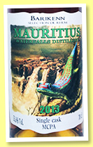 Waterfalls 2013/2021 'MCPA' (53.6%, Barikenn, Mauritius, 260 bottles) Waterfalls 2013/2021 'MCPA' (53.6%, Barikenn, Mauritius, 260 bottles)