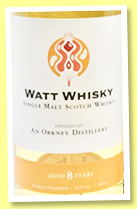 An Orkney Distillery 8 yo 2012/2021 (57.1%, Watt Whisky, hogshead, 392 bottles) 