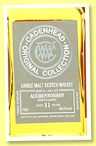 Auchentoshan 11 yo 2010/2021 (46%, Cadenhead, Original Collection, bourbon)