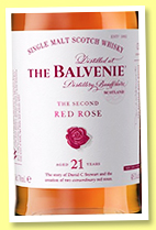 Balvenie 21 yo 'The Second Red Rose' (48.1%, OB, 2021) Balvenie 21 yo 'The Second Red Rose' (48.1%, OB, 2021)