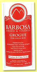 Barbosa Amado & Vicente 'Grogue' (45%, OB, Cabo Verde, +/-2018) Barbosa Amado & Vicente 'Grogue' (45%, OB, Cabo Verde, +/-2018)