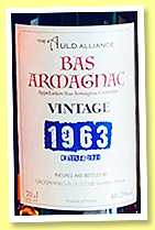 Bas-armagnac 1963 (46.2%, Grosperrin for The Auld Alliance Singapore, 2021) Bas-armagnac 1963 (46.2%, Grosperrin for The Auld Alliance Singapore, 2021)