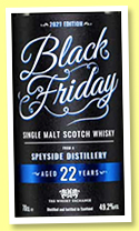 Black Friday 22 yo (49.2%, The Whisky Exchange, 2021) 