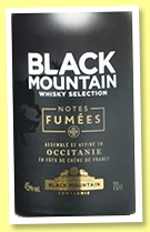 Black Mountain 'Notes Fumées' (45%, OB, France, +/-2021) 