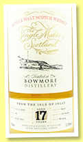 Bowmore 17 yo 2003/2021 (57.8%, The Single Malts of Scotland, barrel, cask #81, 209 bottles) Bowmore 17 yo 2003/2021 (57.8%, The Single Malts of Scotland, barrel, cask #81, 209 bottles)