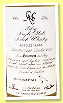 Bowmore 23 yo 1997/2021 (50.3%, Hunter Laing, The First Edition, MaltCask & Dadi Liquor, refill hogshead, cask #HL18332, 272 bottles) Bowmore 23 yo 1997/2021 (50.3%, Hunter Laing, The First Edition, MaltCask & Dadi Liquor, refill hogshead, cask #HL18332, 272 bottles)