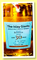 Bowmore 30 yo 1990 (49%, Quaich Bar Singapore, Islay Giants #2, +/-2021)
