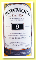 Bowmore 9 yo (40%, OB, +/-2021) Bowmore 9 yo (40%, OB, +/-2021)