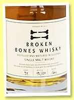 Broken Bones Whisky 3 yo (46%, OB, 100 bottles, 2021)
