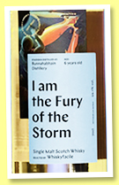 Bunnahabhain Staoisha 6 yo 2013/2019 (59.1%, Whisky Facile, bourbon hogshead, cask #10536, 'I'm the Fury of the Storm') Bunnahabhain Staoisha 6 yo 2013/2019 (59.1%, Whisky Facile, bourbon hogshead, cask #10536, 'I'm the Fury of the Storm')