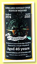 Cameronbridge 46 yo 1974/2021 (40.1%, Boogieman Import, hogshead, 54 bottle)