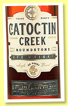 Catoctin Creek 'Roundstone Rye Distillers Edition' (46%, OB, Rye, USA, +/-2020) Catoctin Creek 'Roundstone Rye Distillers Edition' (46%, OB, Rye, USA, +/-2020)