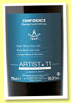 Compass Box 'Confidence' (55.3%, La Maison du Whisky, blended Scotch, Artist #11, Pentalogy, 966 bottles, 2021) Compass Box 'Confidence' (55.3%, La Maison du Whisky, blended Scotch, Artist #11, Pentalogy, 966 bottles, 2021)