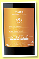 Compass Box 'Wisdom' (50.1%, La Maison du Whisky, blended Scotch, Artist #11, Pentalogy, 654 bottles, 2021)