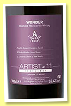 Compass Box 'Wonder' (52.4%, La Maison du Whisky, blended Scotch, Artist #11, Pentalogy, 384 bottles, 2021) Compass Box 'Wonder' (52.4%, La Maison du Whisky, blended Scotch, Artist #11, Pentalogy, 384 bottles, 2021)