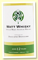 Dailuaine 12 yo 2008/2020 (57.8%, Watt Whisky, bourbon hogshead, 312 bottles)
Dailuaine 12 yo 2008/2020 (57.8%, Watt Whisky, bourbon hogshead, 312 bottles)