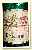 Delamain Pale & Dry Grande Champagne (70 proof, OB, late 1970s)
