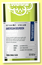 Finger Lakes 4 yo 2016 (56.5%, Scotch Malt Whisky Society, USA, Bourbon, new oak charred barrels, #B6.2, 'Pumpkin red apple sauce', 168 bottles, +/-2021)