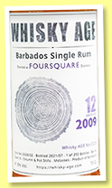 Foursquare 12 yo 2009/2021 (61.5%, Whisky AGE, Barbados, barrel, 250 bottles)