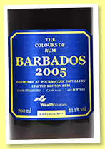 Foursquare 2005/2020 (61.1%, Wealth Solutions, The Colours of Rum, Barbados, cask #112, 272 bottles)