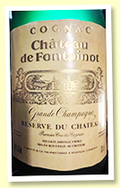 Frapin Chateau de Fontpinot Grande Champagne Reserve du Chateau (41%, OB, 1990s)
