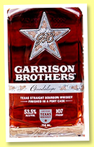 Garrison Brothers 'Guadalupe' (53.5%, OB, USA, straight Texas bourbon whiskey, Port casks finish, +/-2021) 