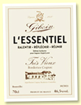 Giboin Borderies 'L'Essentiel' (46.5%, OB for cognac-expert.com, 2021)