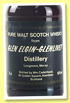 Glen Elgin-Glenlivet 15 yo 1965/1980 (46%, Cadenhead, black dumpy)