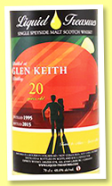 Glen Keith 20 yo 1995/2015 (48.6%, Liquid Treasures, Travel to Mars, bourbon hogshead) Glen Keith 20 yo 1995/2015 (48.6%, Liquid Treasures, Travel to Mars, bourbon hogshead)