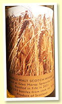 Glen Moray 2008/2021 (54.9%, Francis Cuthbert private cask, cask #5576, bourbon barrel, 233 bottles)
Glen Moray 2008/2021 (54.9%, Francis Cuthbert private cask, cask #5576, bourbon barrel, 233 bottles)