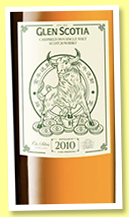 Glen Scotia 2010/2020 (52.1%, OB for Taiwan Twin Lions Society and Or Sileis, 1st fill PX sherry, cask #19/380-7, 358 bottles) 