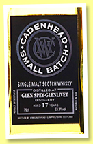 Glen Spey-Glenlivet 17 yo 2001/2019 (53.3%, Cadenhead, Small Batch, 2 bourbon hogsheads) Glen Spey-Glenlivet 17 yo 2001/2019 (53.3%, Cadenhead, Small Batch, 2 bourbon hogsheads)