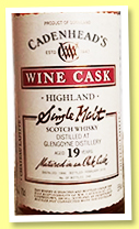 Glengoyne 19 yo 1996/2016 (55%, Cadenhead, Wine Cask, Château 'Lafitte', 240 bottles) Glengoyne 19 yo 1996/2016 (55%, Cadenhead, Wine Cask, Château 'Lafitte', 240 bottles)