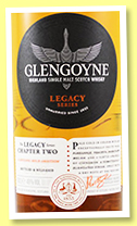 Glengoyne 'The Legacy Chapter Two' (48%, OB, 1st fill oloroso sherry, bourbon and refill casks, 2020) Glengoyne 'The Legacy Chapter Two' (48%, OB, 1st fill oloroso sherry, bourbon and refill casks, 2020)