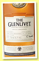 Glenlivet 25 yo 1995/2020 (54.7%, OB for Navigate World Whisky, 2nd fill American oak, cask #9477, 126 bottles)