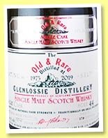 Glenlossie 44 yo 1975/2019 (43.3%, Hunter Laing, Old & Rare, 278 bottles) 