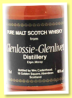 Glenlossie-Glenlivet 18 yo 1966/1984 (46%, Cadenhead, black dumpy)