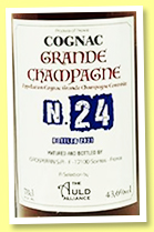 Grande Champagne N.24 (43.6%, Grosperrin for The Auld Alliance Singapore, 2021)